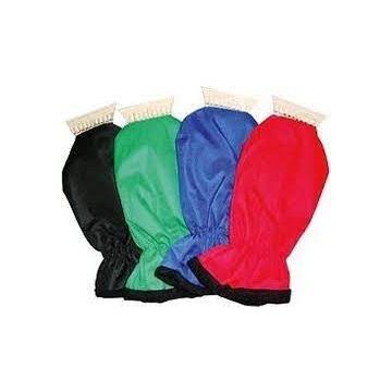 IJskrabber met handschoen Deluxe blauw