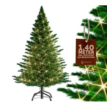 Kunstkerstboom 140cm met Verlichting
