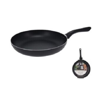 EH Koekenpan aluminium 28cm met antiaanbaklaag zwart zonder deksel