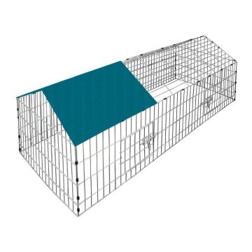 Konijnen/Kippenren 180x75x75cm incl Zonbescherming