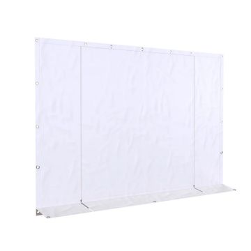 Eindwand Kopse kant PVC ingang met ritsen , kies je maat