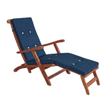 Ligbedkussen Blauw 184,5x43x6cm