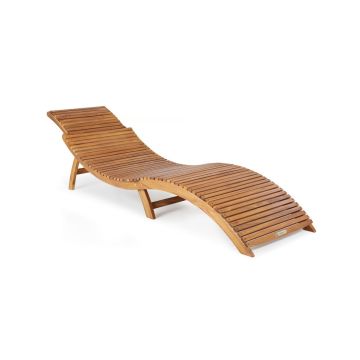 Ligbed Acaciahout FSC®-gecertificeerd 190x60x51 inklapbaar