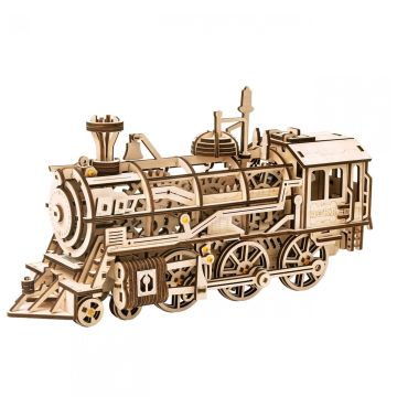 Robotime Locomotief hout DIY Modelbouw Knutselen