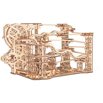 Eco Wood Art Knikkerbaan Marble Run Mechanische Houten 3D Modelbouw