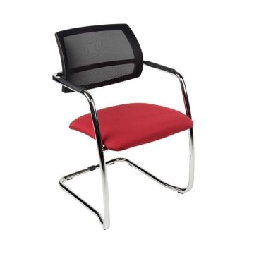 Vergaderstoel MAGENTIX Mesh-rood magentix
