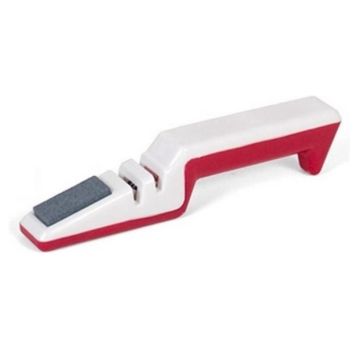 Handige messenslijper voor 2 messen met slijpsteen