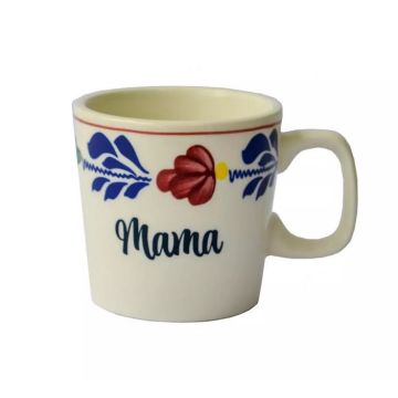 Boerenbont Beker Mok 0,2L met opdruk Mama
