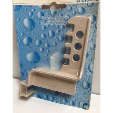 Muurbeugel zelfklevend beige