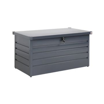 Tuinbox Kussenbox Antraciet 385L metaal afsluitbaar