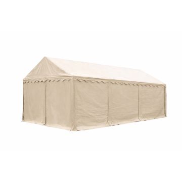 Opslagtent Premium PVC 6x6x2 mtr in Beige