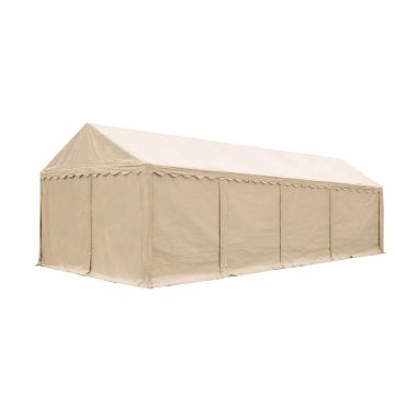 Opslagtent Premium PVC 6x8 mtr in Beige