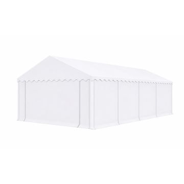 Opslagtent Premium PVC 6x8 mtr in Wit