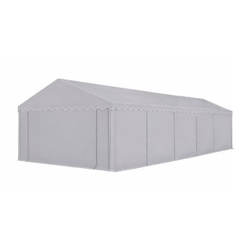 Opslagtent Premium PVC 5x10 mtr in Grijs