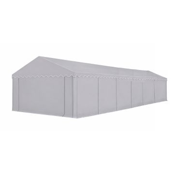 Opslagtent Premium PVC 6x12 mtr in Grijs