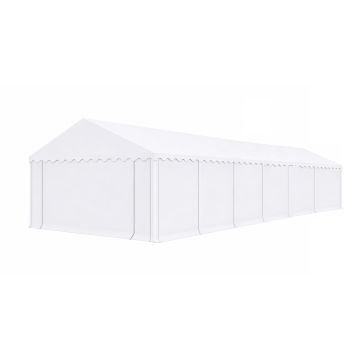 Opslagtent Premium PVC 5x12 mtr in Wit