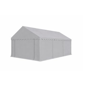 Opslagtent Premium PVC 4x6 mtr in Grijs