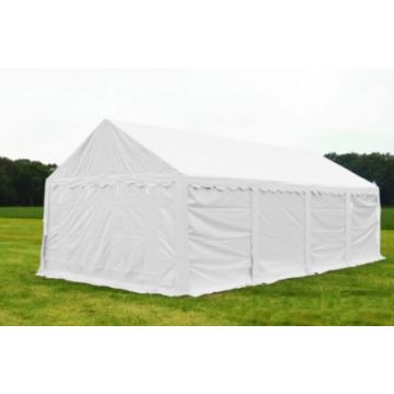 Opslagtent Premium PVC 6x8 mtr in Wit