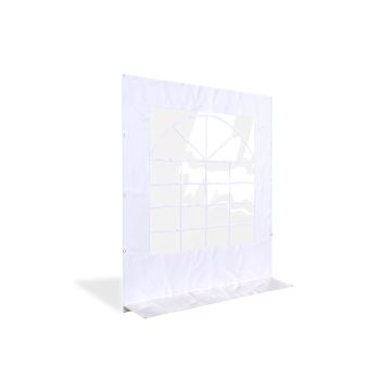 Partytent PVC Classic zijwand partytent met raam 2m breed - 2m hoog