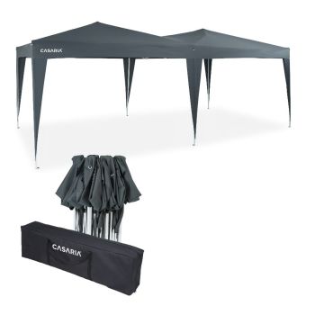 Paviljoen Antraciet 3x6m UV-bescherming 50+