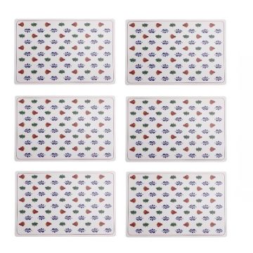 Boerenbont Placemat 30 x 45 cm set van 6