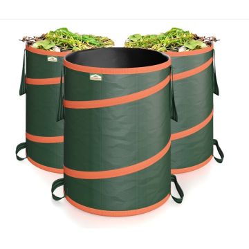 Pop-up Tuinafvalzak 3 stuks Groen 165L