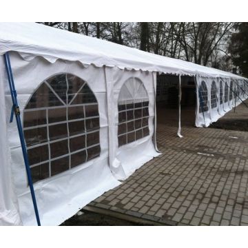 Premium Partytent PVC 6x10x2 mtr in Wit