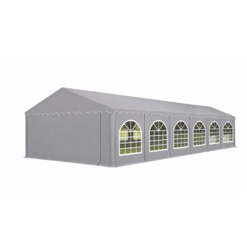 Premium Partytent PVC 6x12x2 mtr in Grijs