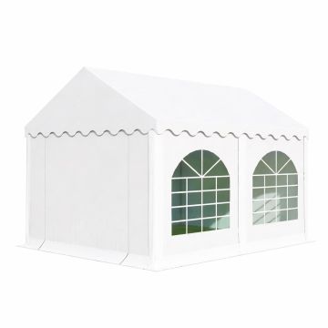 Premium Partytent PVC 4x4x2 mtr in Wit