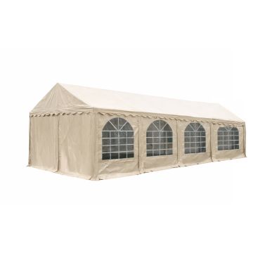 Premium Partytent PVC 4x8x2 mtr in Beige