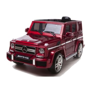 Mercedes G63, rubberen banden, leder zitje, elektrische kinderauto