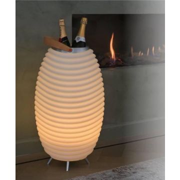 Lamp Kooduu Synergy 65-S - Bluetooth Speaker - LED Lamp - Wijnkoeler