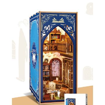 PlayfulMario BookNook Salton Bookstore met verlichting Modelbouw 223 Onderdelen