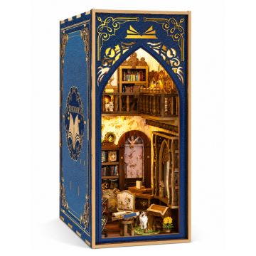 PlayfulMario BookNook Salton Bookstore met verlichting Modelbouw 223 Onderdelen