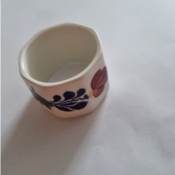 Boerenbont Servetring 8kantig rond 4 cm