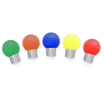 Set van 5 onbreekbare gekleurde ledlampen