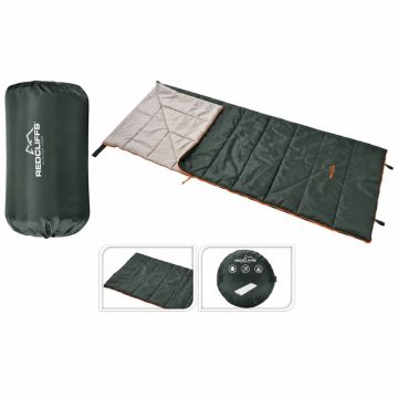 Slaapzak Envelop Dekenmodel Groen - 200 x 75 cm - Met draagtas en Hangtag