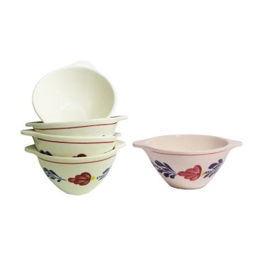 Boerenbont Soepkommen -  set van 6 stuks