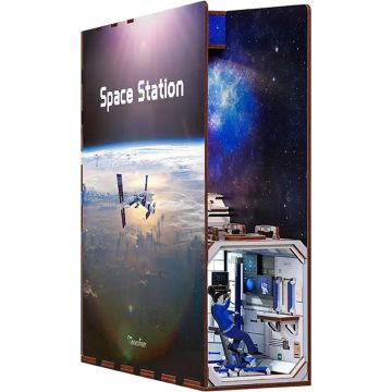 Tone-Cheer Book Nook Space Station DIY Modelbouw Knutselen