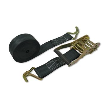 Spanband 13 meter | Zwart – 5cm breed band