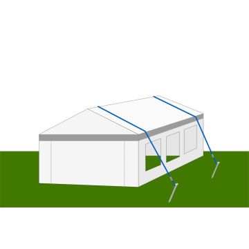 Stormbandenset voor partytent – set van 2 , kies je maat