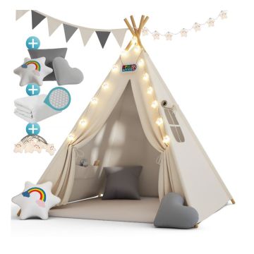 Tipi Speeltent Wit 160x130x130cm