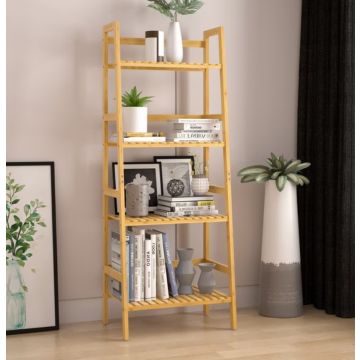 Staand Opbergrek bamboe 123x48x32cm