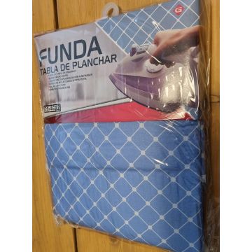 Strijkovertrek Cotton blauw 126 x 46 cm