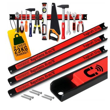 Magnetische Gereedschapsstrip 3 stuks 45cm