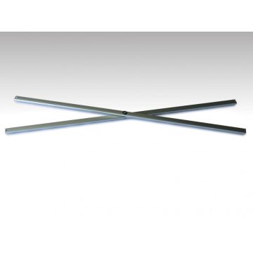 Schaarstuk afgerond ALU geschikt voor easy up vouwtent (kies je maat)