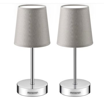 Tafellamp Lumière Set van 2 Beige 32x13x13cm