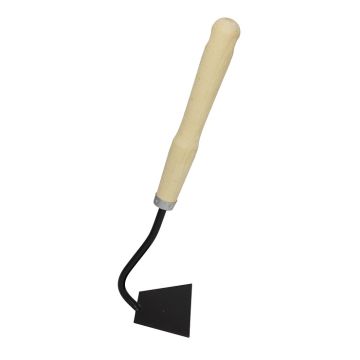 Centi Handschrepel Schoffel met stevig houten handvat 32 cm