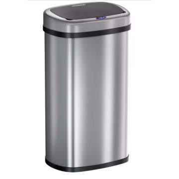 Vuilnisbak opent automatisch met Sensor Zilver 58L