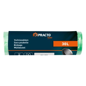 125 Vuilniszakken 30L met trekband